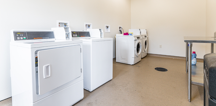 Laundry room for the RV Park