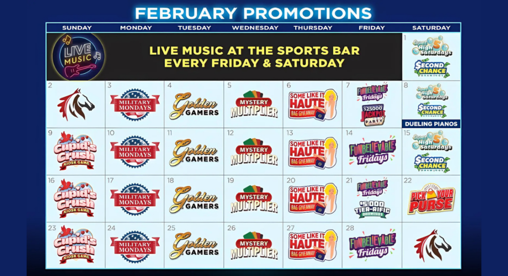 February Promotional Calendar